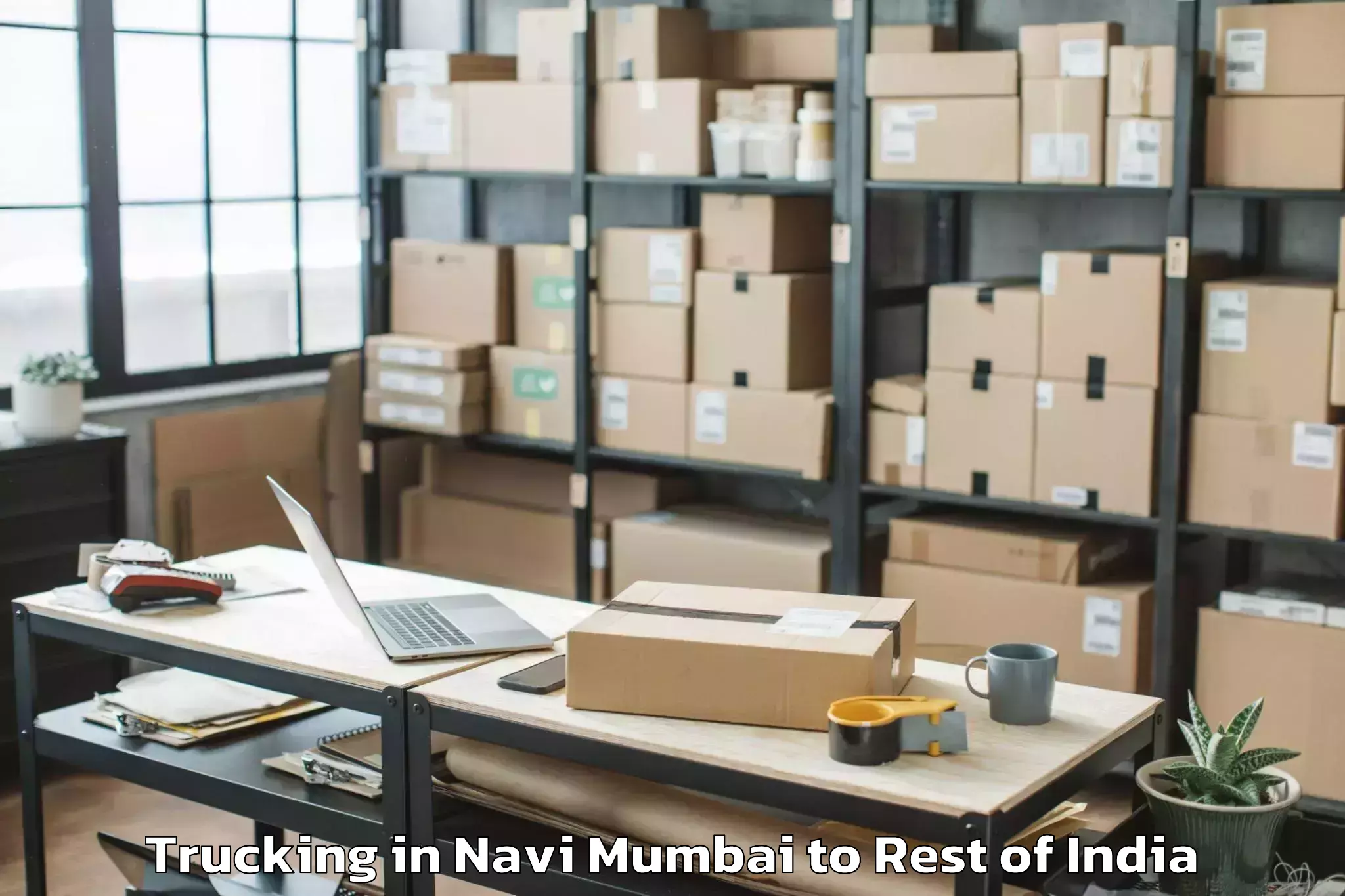 Leading Navi Mumbai to Gundlapalli Trucking Provider